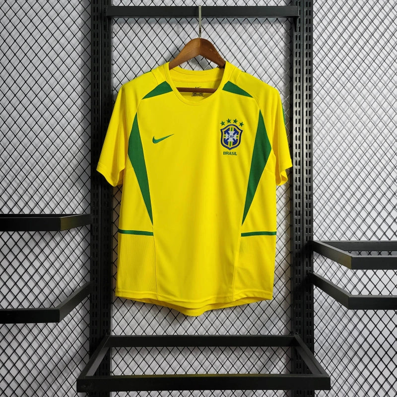 Brazylia 2002 Domowa koszulka krajowa