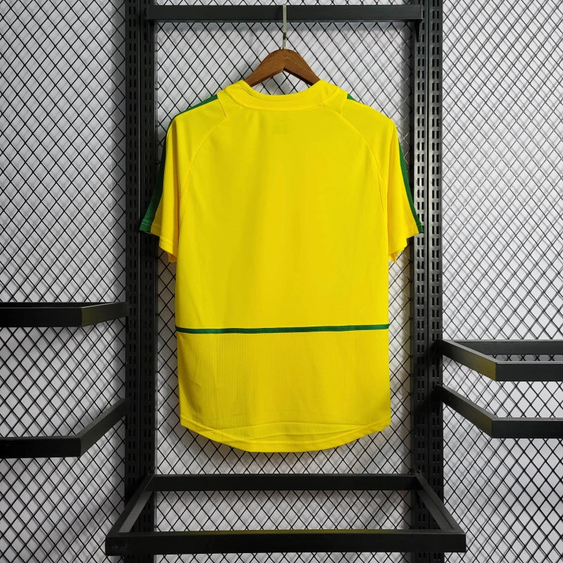 Brazylia 2002 Domowa koszulka krajowa