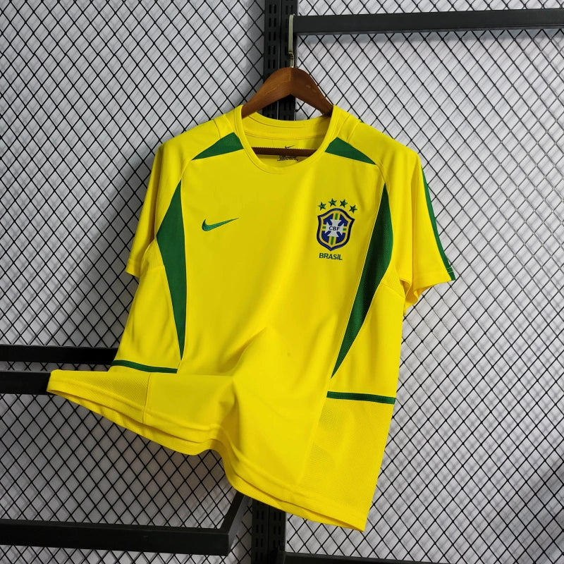 Brazylia 2002 Domowa koszulka krajowa